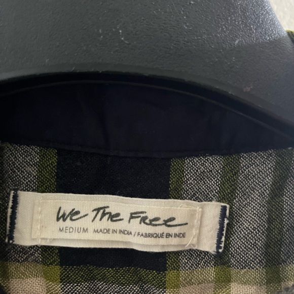 We the free flannel cabin core Women's shirt - Picture 3 of 6